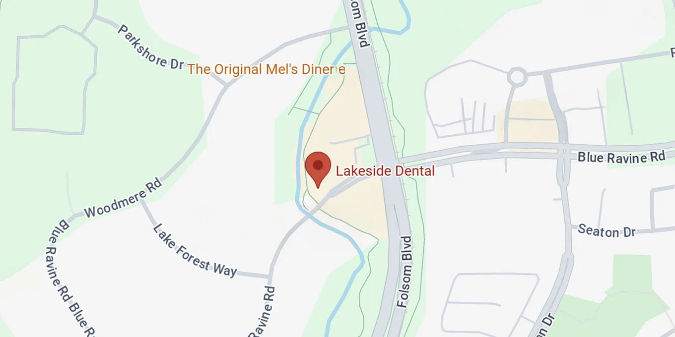 Overhead Map of Lakeside Dental